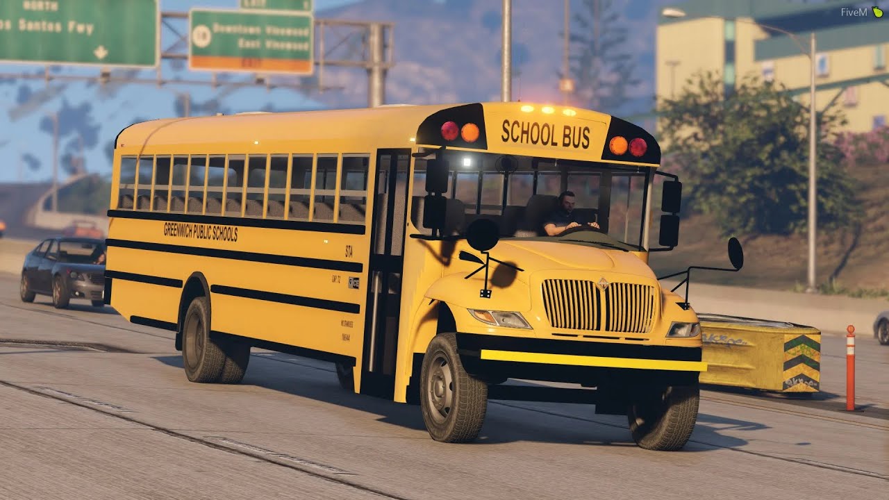 The Magic School Bus! | Gta V Mod Fun!