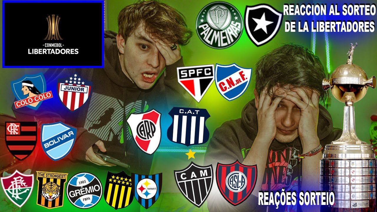 REACCIÓN AL SORTEO DE LA COPA LIBERTADORES 2024 OCTAVOS DE FINAL - REACT AO SORTEIO