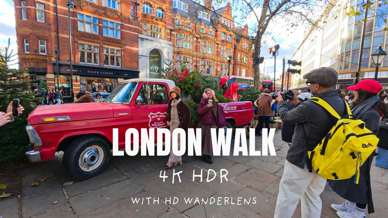 Is This London's Most Glamorous Christmas Walk? | Sloane Square to Hyde Park | Golden Hour to Sunset