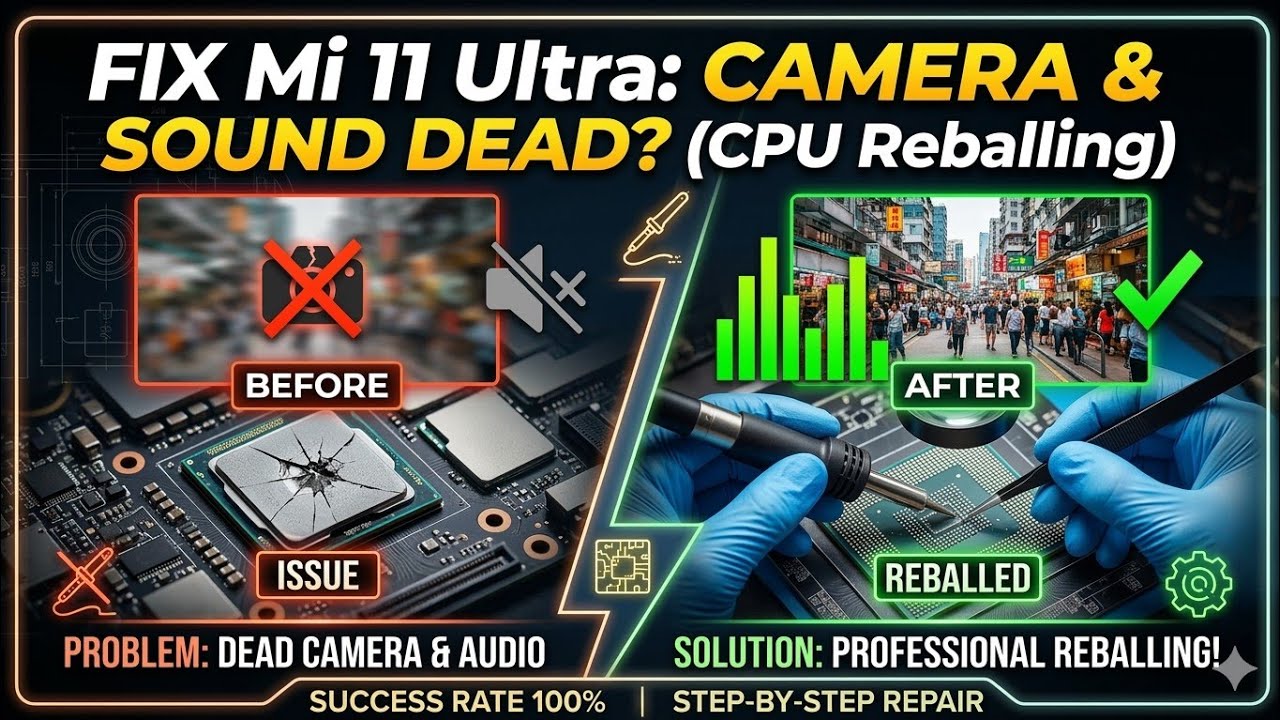 Mi 11 Utra Camera And Audio Problem Fix With CPu