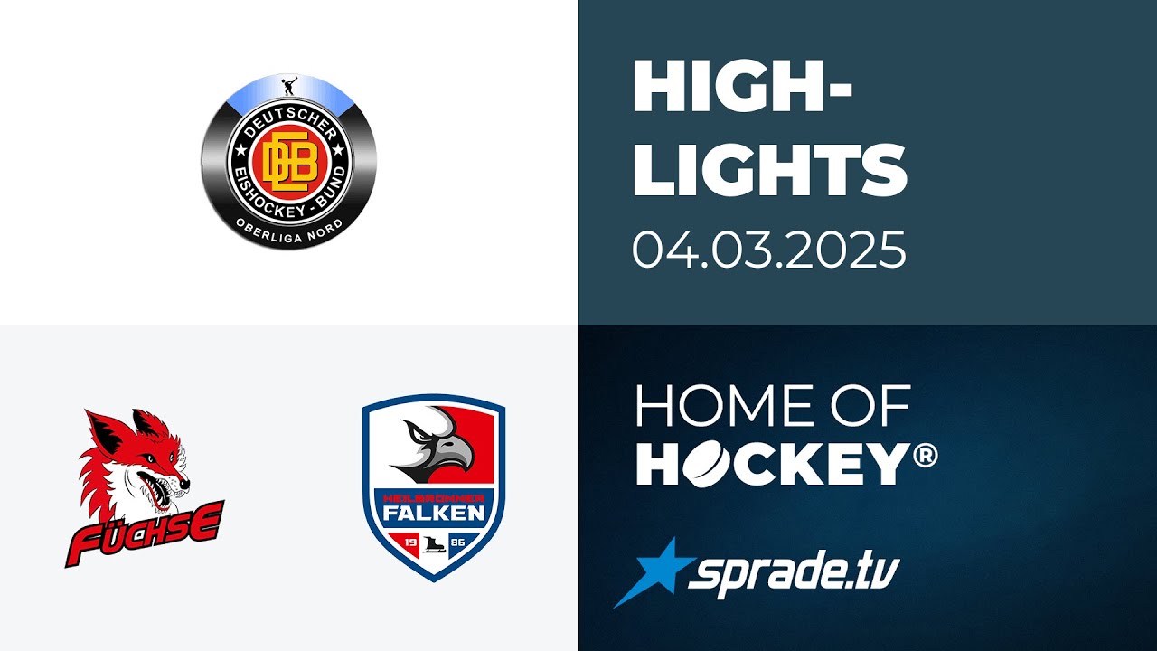 04.03.2025 - Highlights - Füchse Duisburg vs. Heilbronner Falken