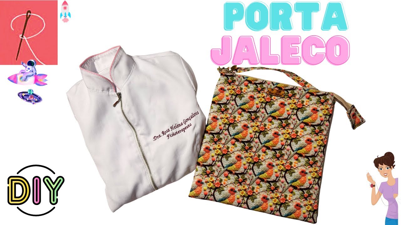PORTA JALECO MAIS FÁCIL DO MUNDO 🌟 COSTURA CRIATIVA 🌟 CANAL DA ROSA