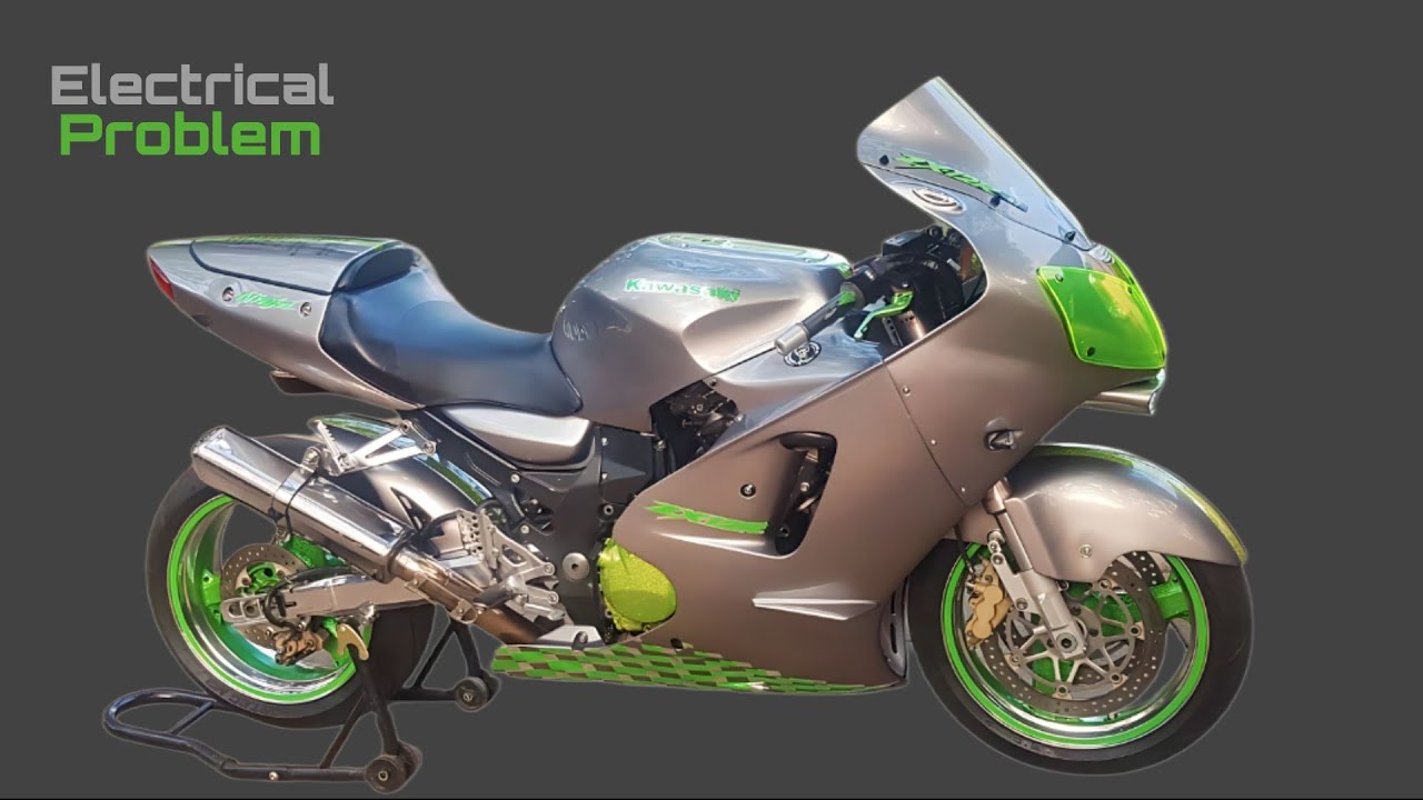 Kawasaki ZX12R electrical problem fix.