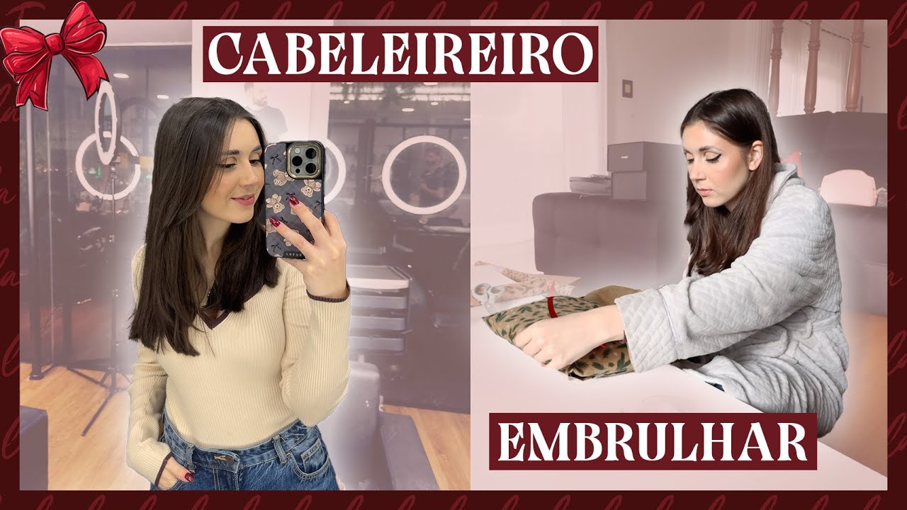 MONTAR MÓVEL NOVO, EMBRULHAR mais PRENDAS, CABELEIREIRO 🎄| #NatalDaGentil | Joana Gentil