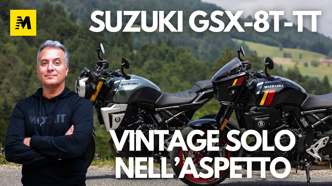 Suzuki GSX-8T-TT: Vintage solo nell'aspetto