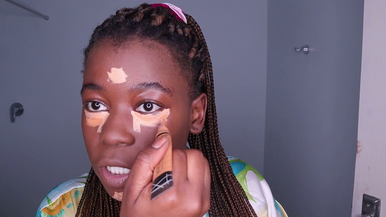 A VERY CHIT CHATTY GRWM: SIMPLE LOOK FOR DARK SKIN GIRLS| GOALS, CITY GIRL SYNDROME