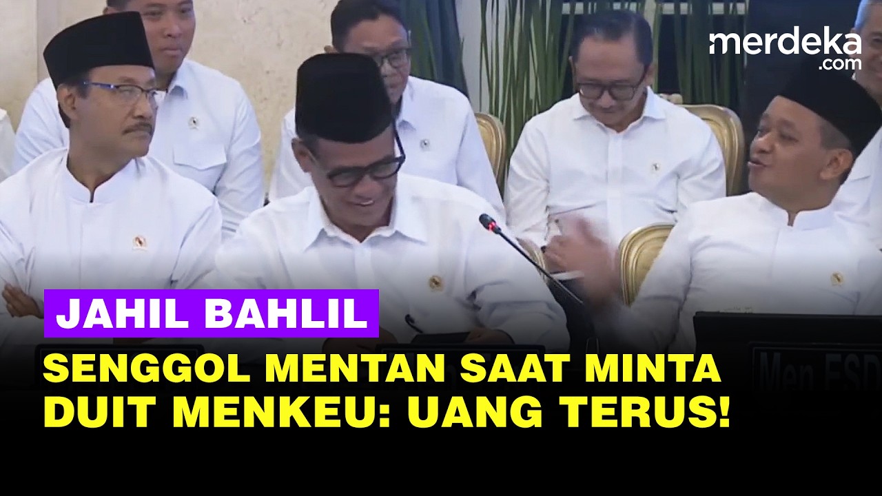 Celetuk Jahil Bahlil Senggol Mentan Amran Depan Prabowo saat Minta Duit ke Purbaya: Uang Terus!