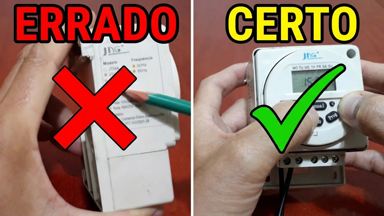 Como configurar | Interruptor horário |  JTHD | JNG