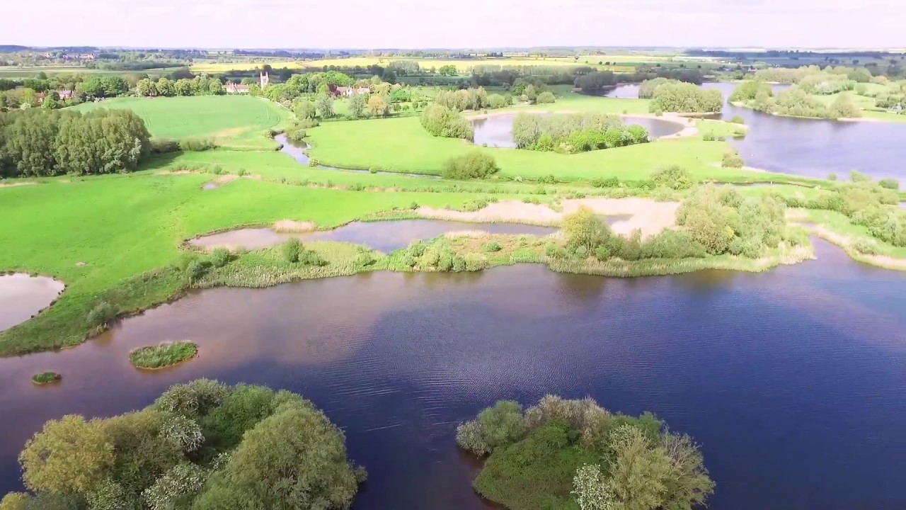 Titchmarsh meadows Nature Reserve Drone Aerial Tour