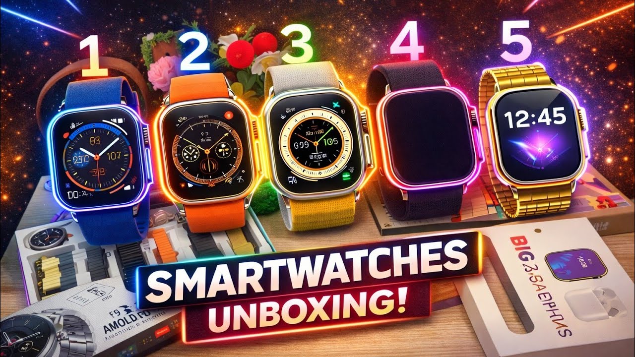 Top Best 5 Smart Watches Under Budget | Unboxing + Honest review 💯