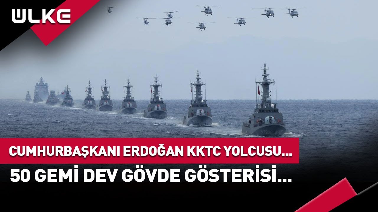 Deniz Kuvvetlerinden 50 Gemi İle Kıbrıs Çıkarması... #haber