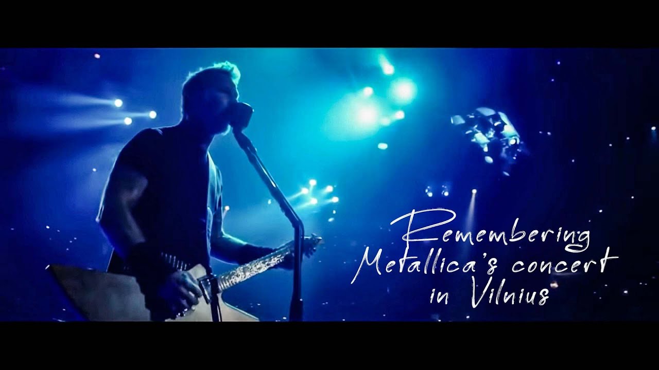 Remembering Metallica's concerts in Vilnius, Lithuania 2010.