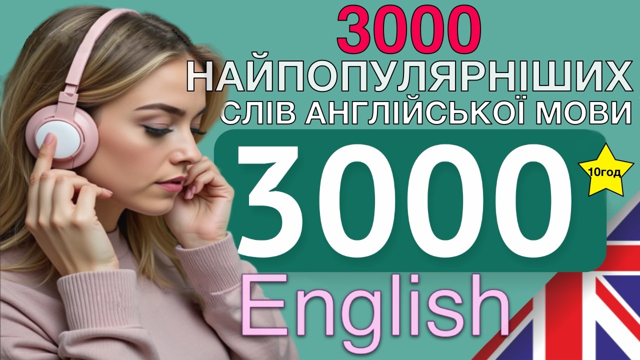 3000 НАЙПОПУЛЯРНІШИХ СЛІВ АНГЛІЙСЬКОЇ МОВИ
