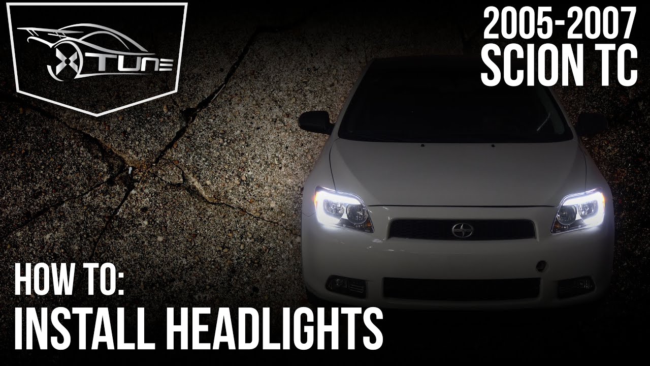 X-tune Installation Video: 2005-2007 Scion TC - Headlights