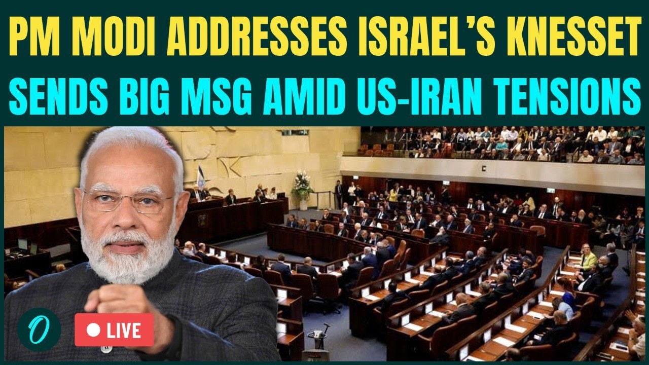 PM Modi Israel Speech LIVE| Modi Sends BIG Message To Israel As U.S Ready to STRIKE Iran| Modi LIVE