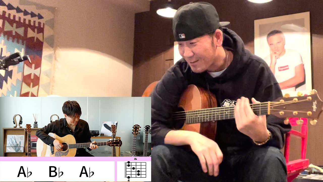 【第７回：小渕と黒田】「コブクロ/桜」をボーカル黒田が弾いてみた/ 黒田のギターチャレンジ