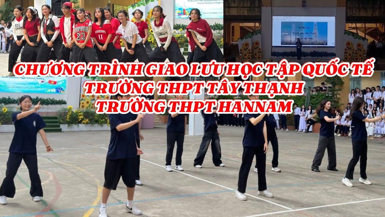 Giao lưu Trường THPT Tây Thạnh và Trường THPT Hannam | Phong Computer PC