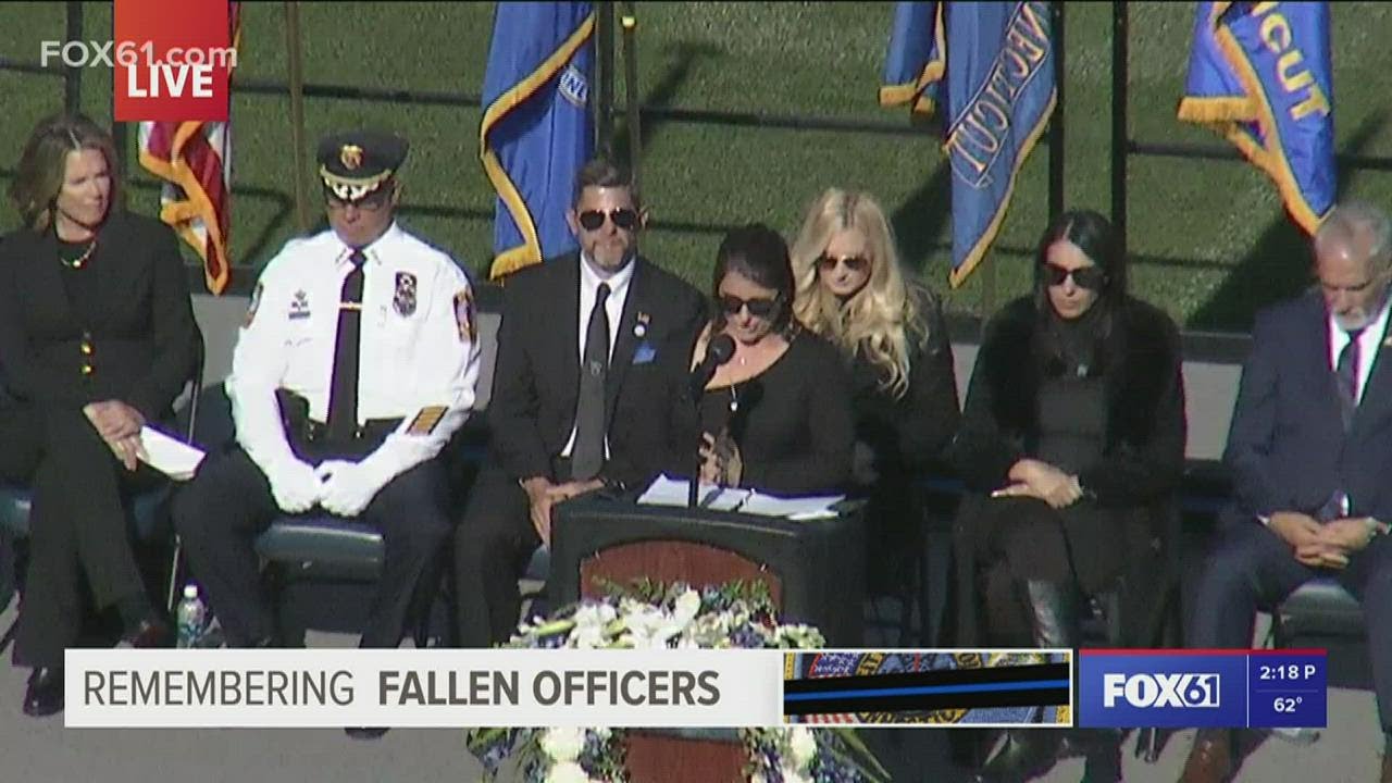 Wife of fallen police Lt. Dustin DeMonte thanks him for blessing her with love, children