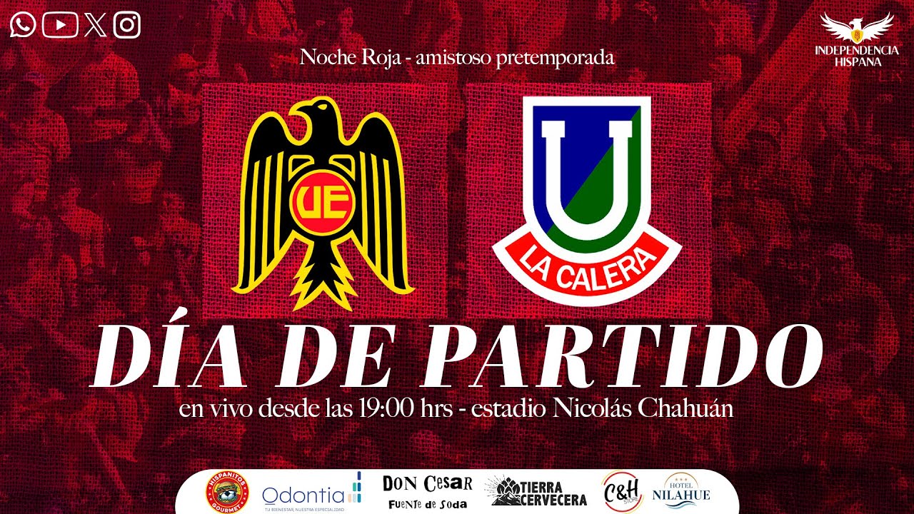 🔴UNIÓN LA CALERA vs UNIÓN ESPAÑOLA | PRETEMPORADA 2026 🔴 #envivo