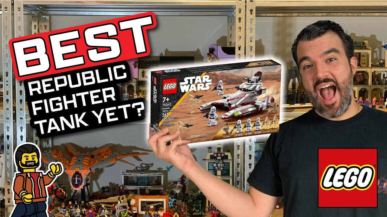LEGO Review Star Wars - Republic Fighter Tank set (75342) - BrickBoyLego
