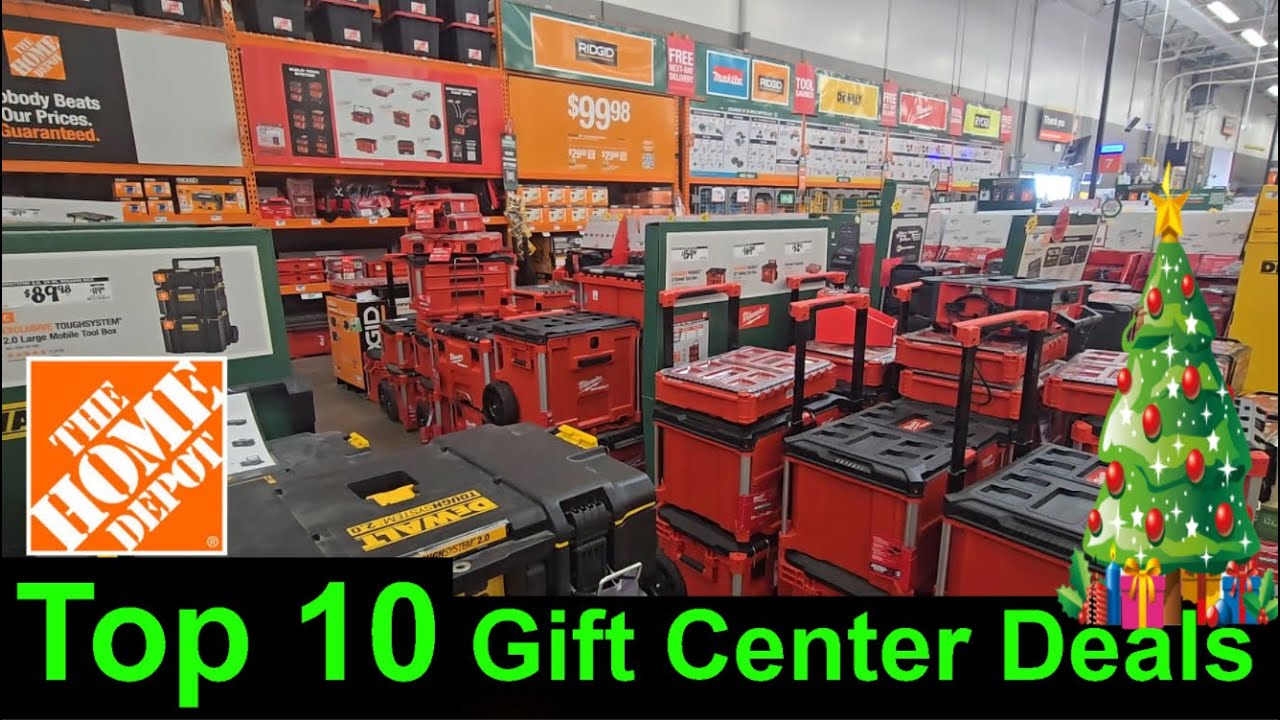 Top 10 Gift Center Deals @ Home Depot