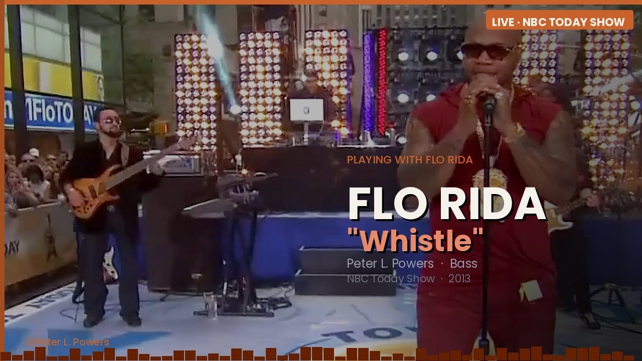Whistle - Playing with Flo-Rida on the Today Show - 2013