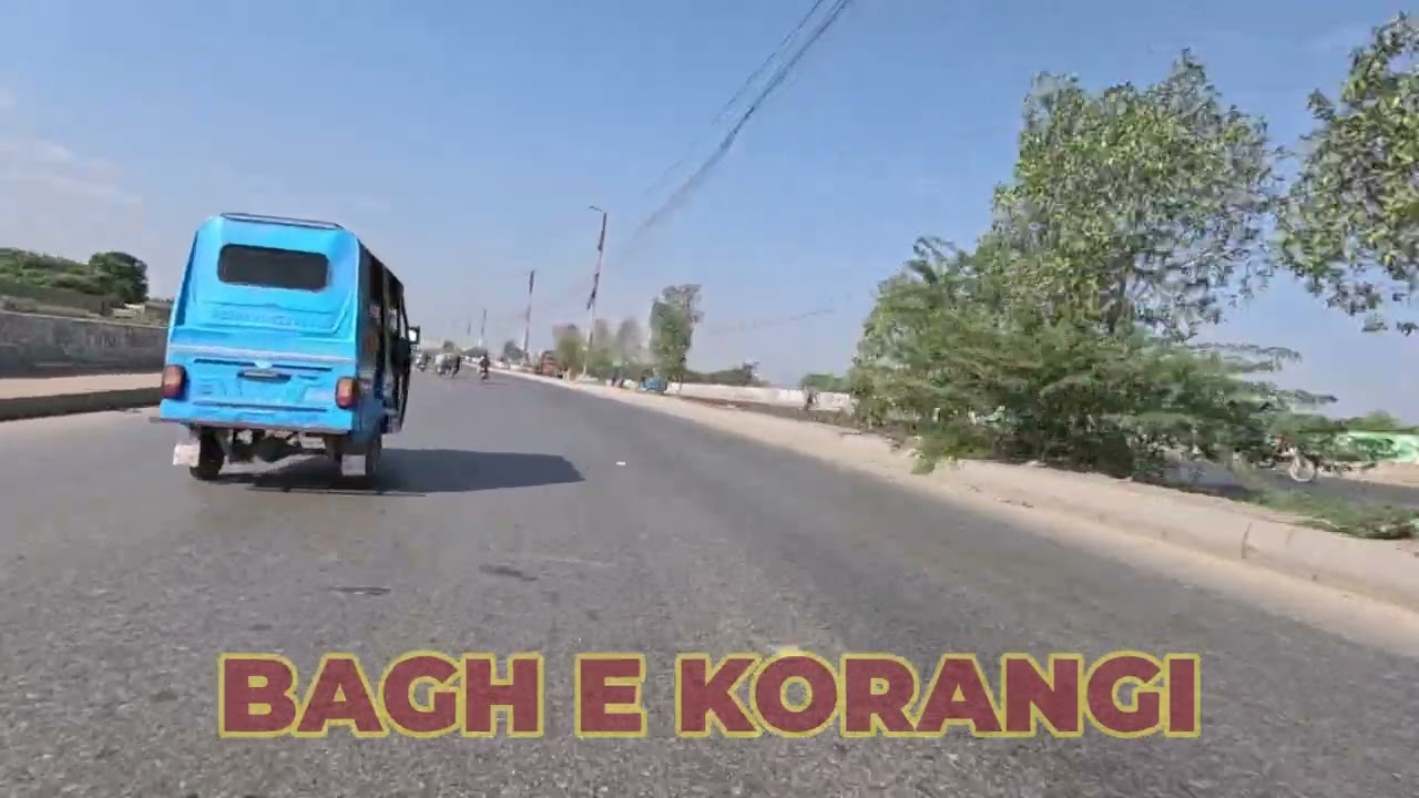Korangi-Shah Faisal Road | Industrial Area - Bagh e Korangi | #karachi #travel #youtube #shahfaisal