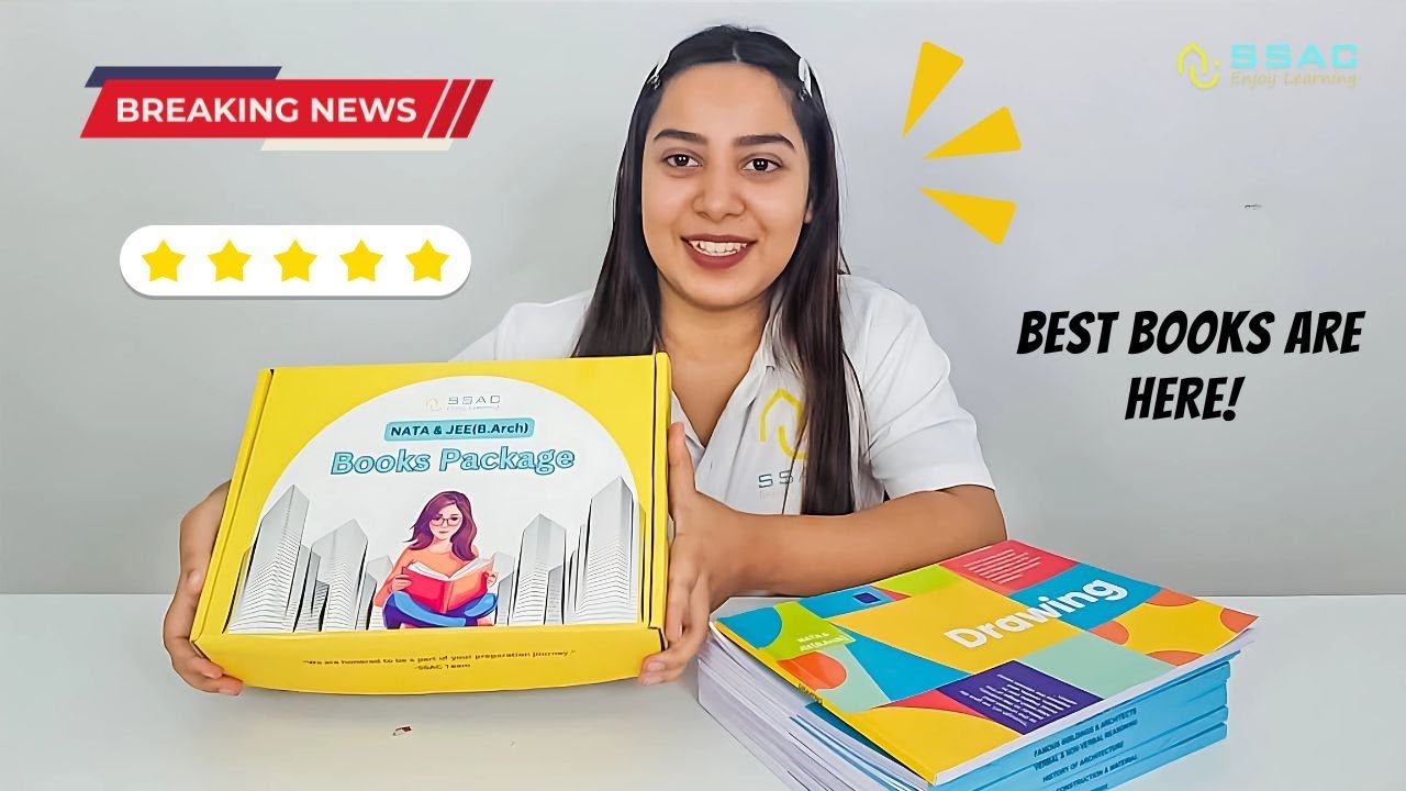 Best Books for NATA and JEE Barch | Study Material by @ssacinstitute