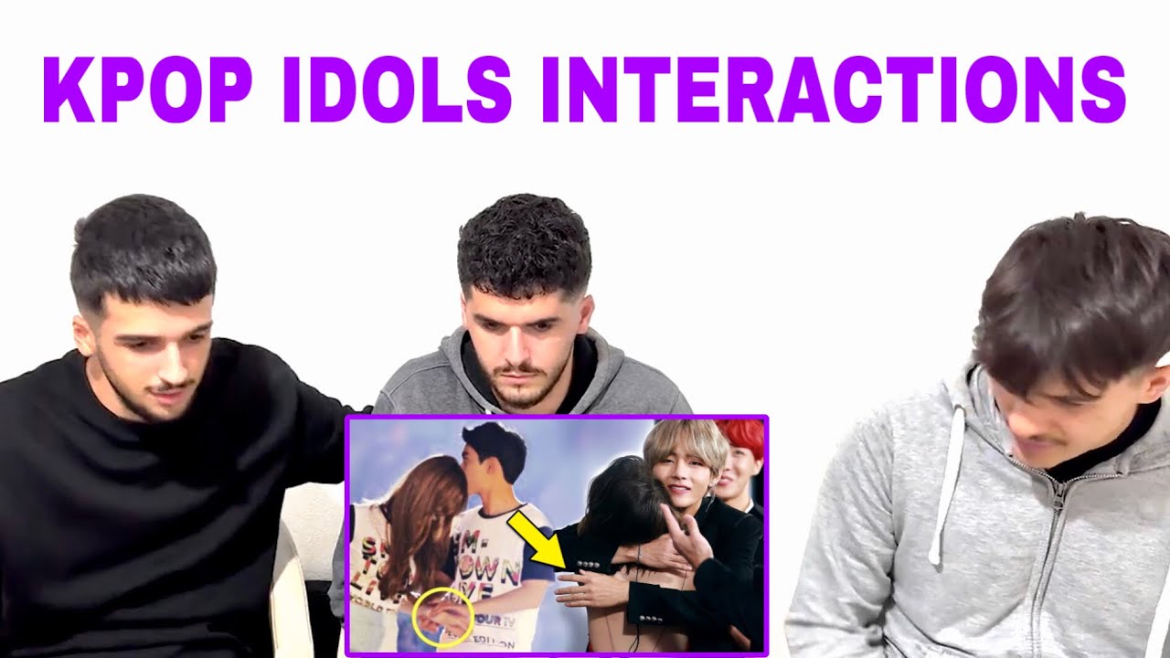 FNF Reacts to Kpop idols interactions&friendships for US