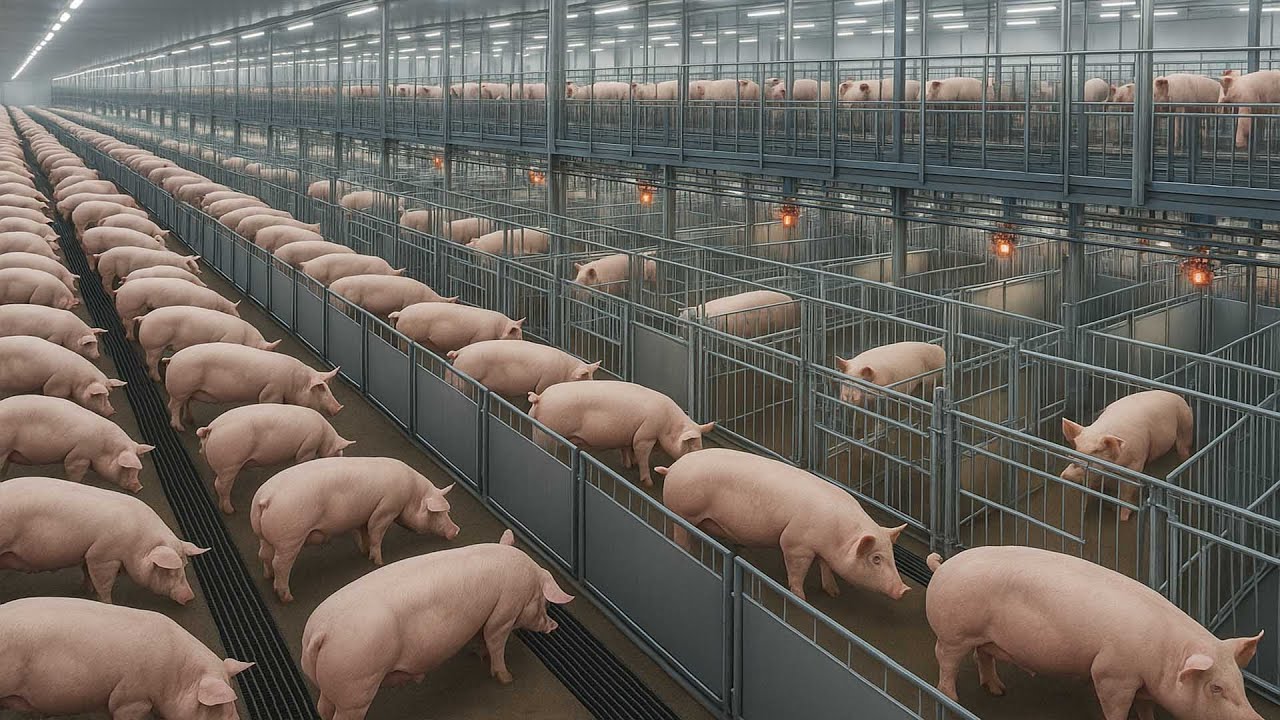 Unglaublich! Wie chinesische Bauern 43 Millionen Schweine z&uuml;chten und verarbeiten