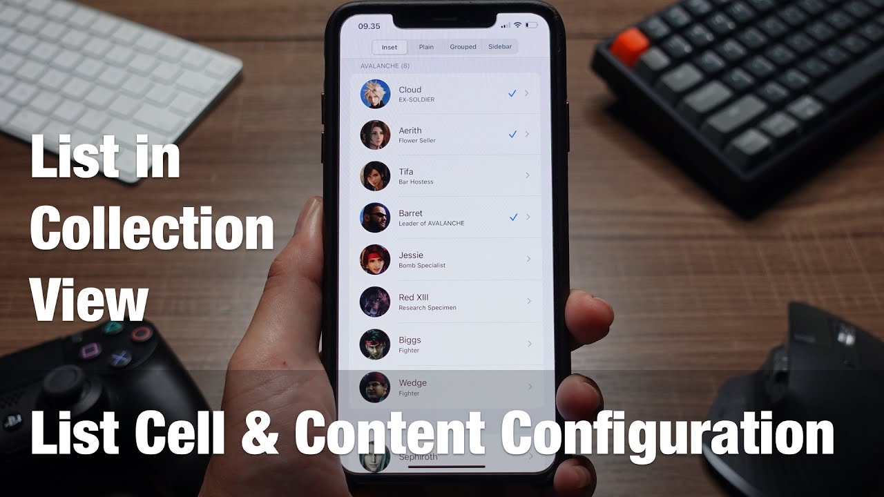 Modern Collection View [2] - List in Collection View | List Cell & Content Configuration