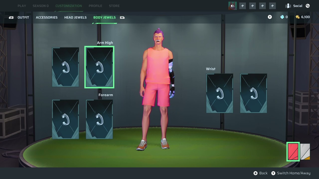 How to Change Player Body Jewels in REMATCH
