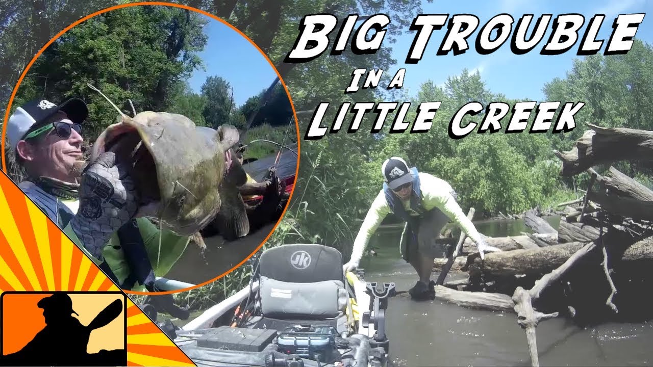 Exploring Creeks for Flathead Catfish