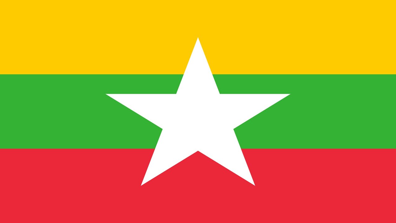 Evoluci&oacute;n de la Bandera de Birmania - Evolution of the Flag of Myanmar
