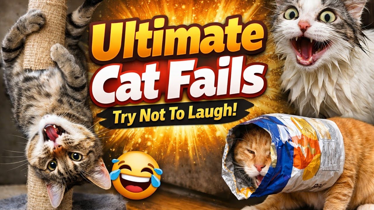 😻 Ultimate Cat Fails 😹 Try Not To Laugh | Funny Cats Compilation 