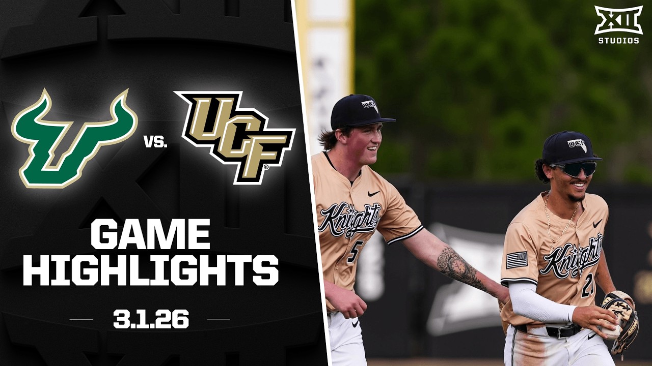 USF vs. UCF Highlights (3.1.26) | 2026 Big 12 Baseball