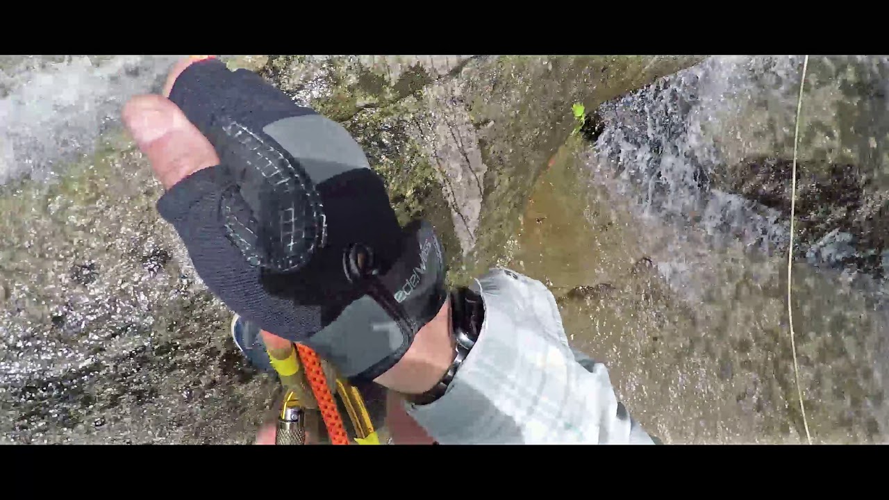 Rappelling Down a Waterfall  - Canyoneering