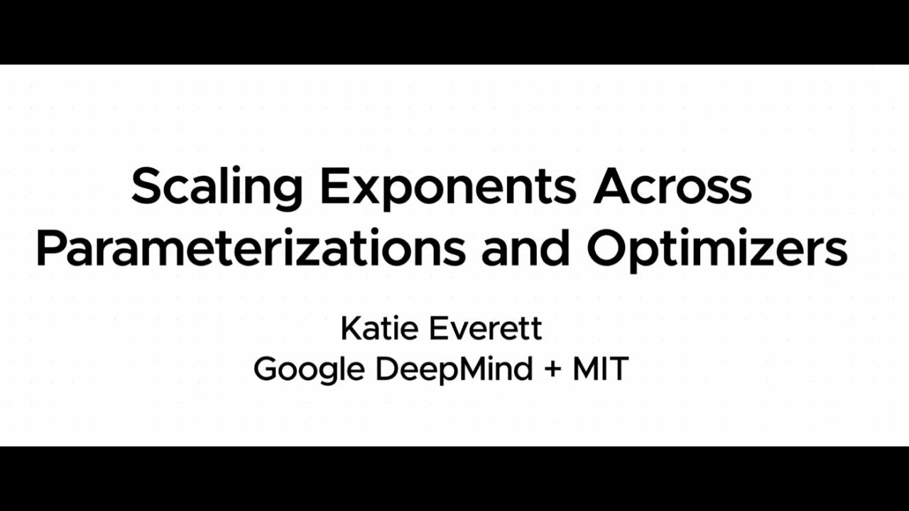 Scaling Exponents Across Parameterizations and Optimizers