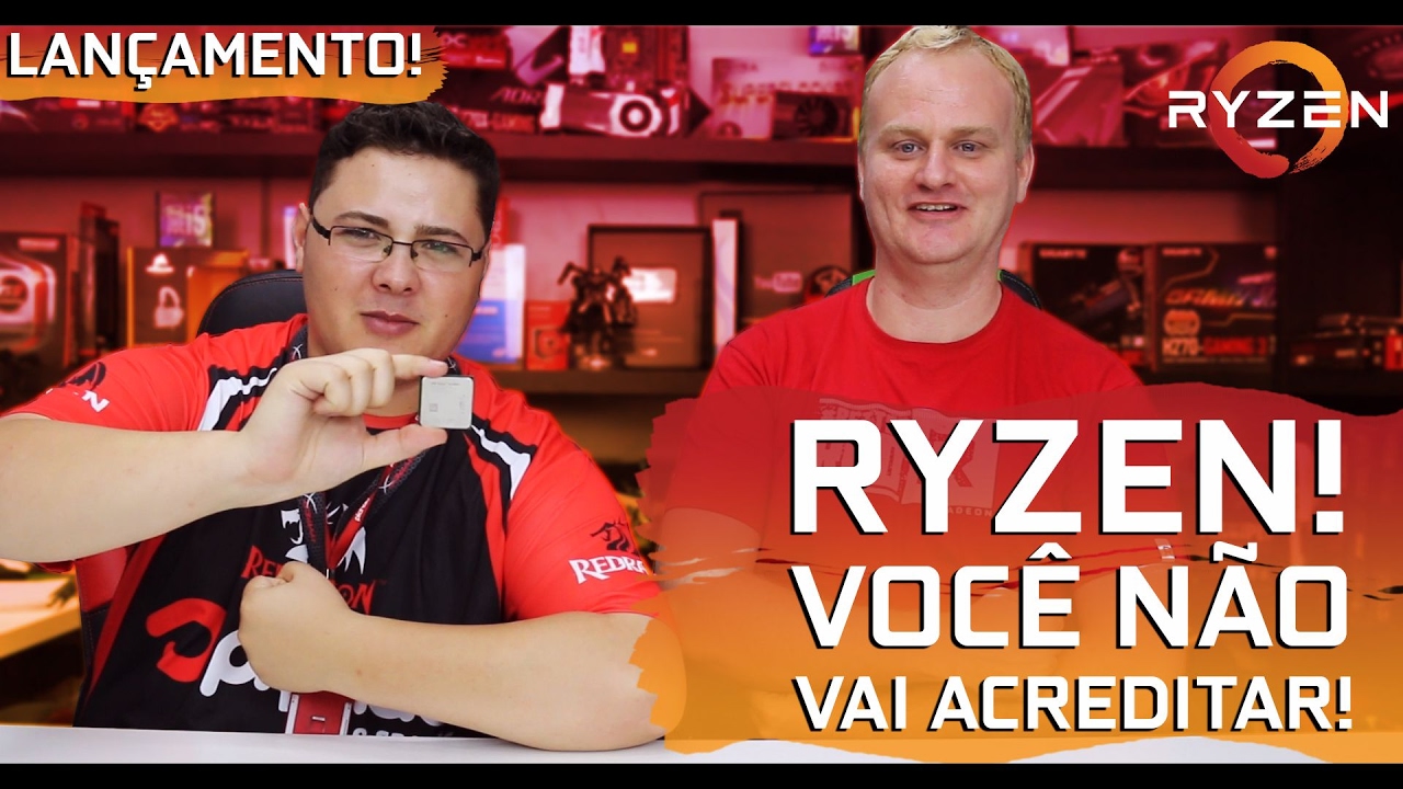 « Lançamento » RYZEN VOCÊ NÃO VAI ACREDITAR! com AMD Brasil