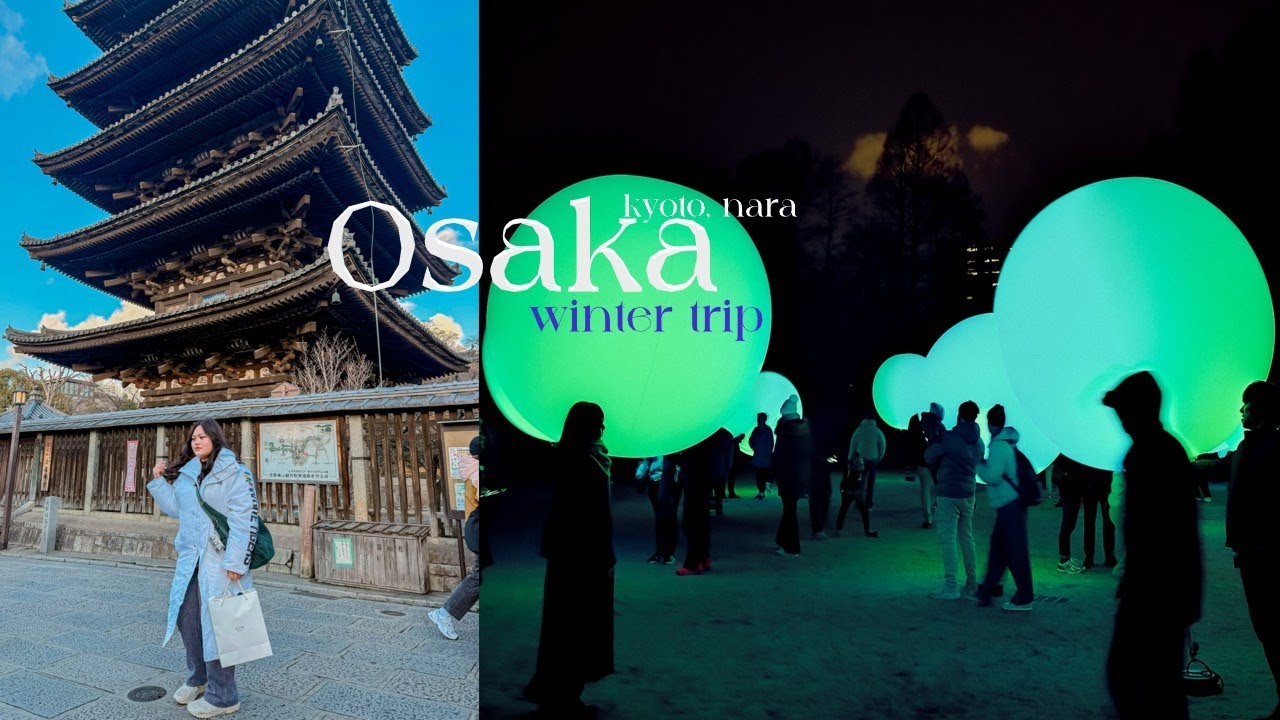 osaka winter trip ❆ kyoto & nara day trip, grenier, teamLab