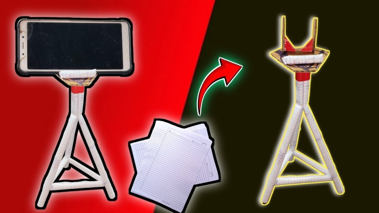 📱 How to Make Mini Paper Mobile Stand | Easy DIY Mobile Stand at Home
