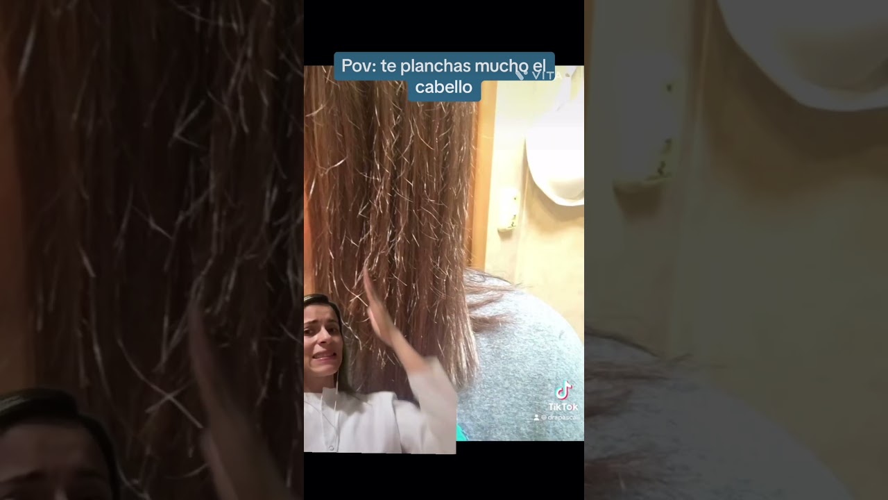 Te planchas mucho el cabello #shorts