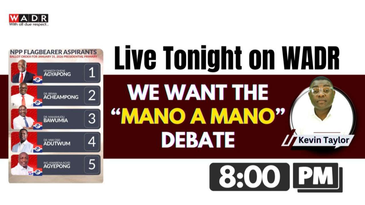 NPP RACE: WE WANT DEBATE