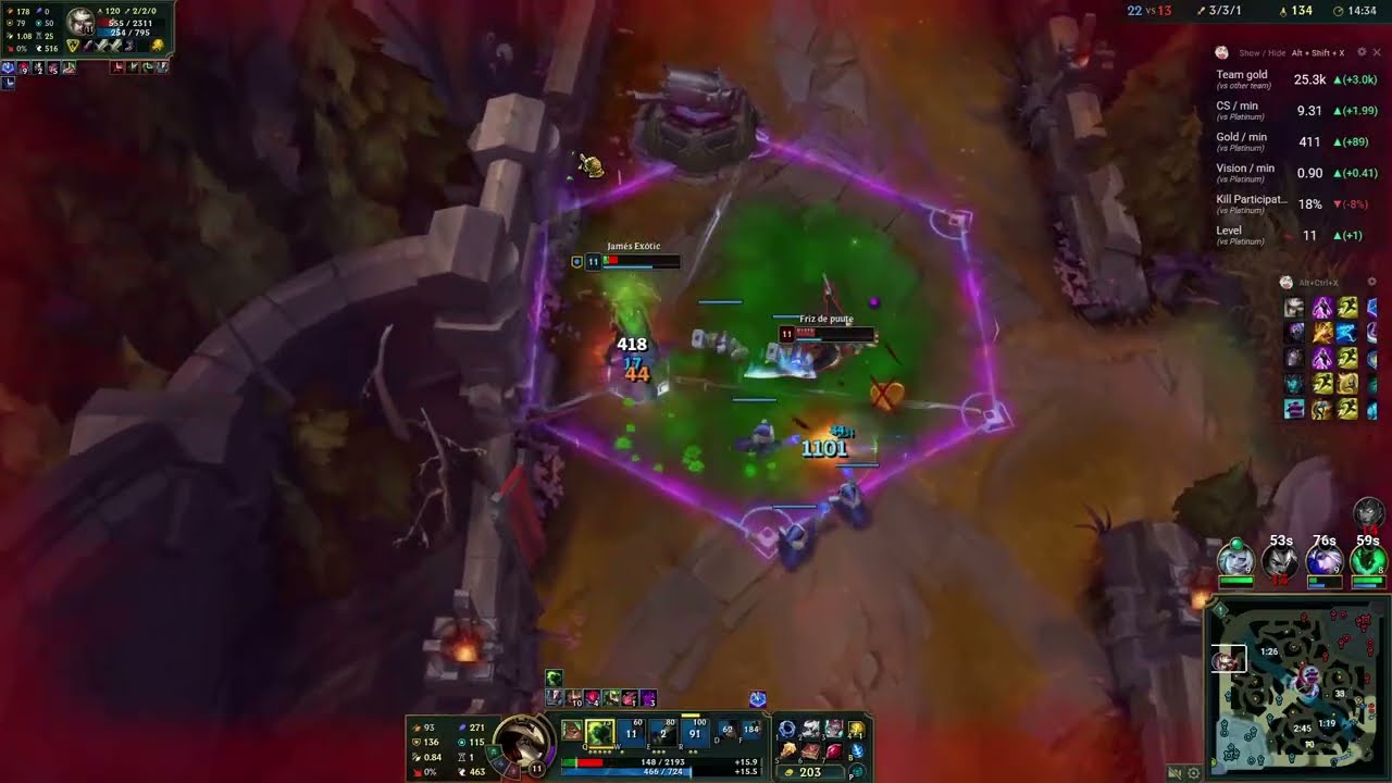 SINGED VS CAMILLE - League of legends season 15 Gameplay