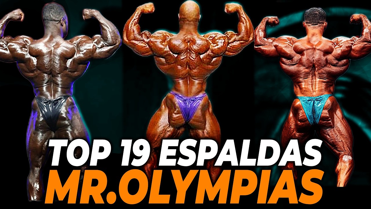 ¿QUIÉN es el Mr.Olympia con LA MEJOR ESPALDA? Top 19 espaldas