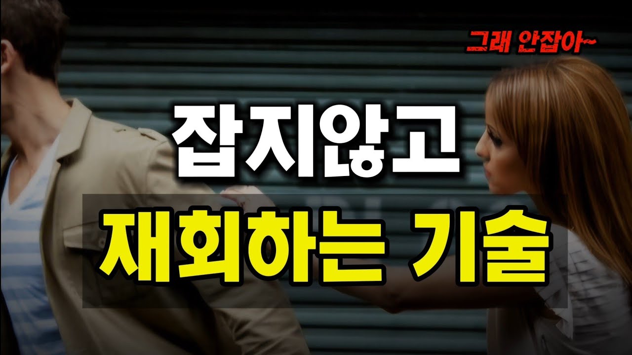 이별후 잡지않고 상대를 자극(잘지내는 척) 하면 재회가 되는 원리. (지금 공개 합니다) 별리의사랑의징검다리TV -이별과 재회-