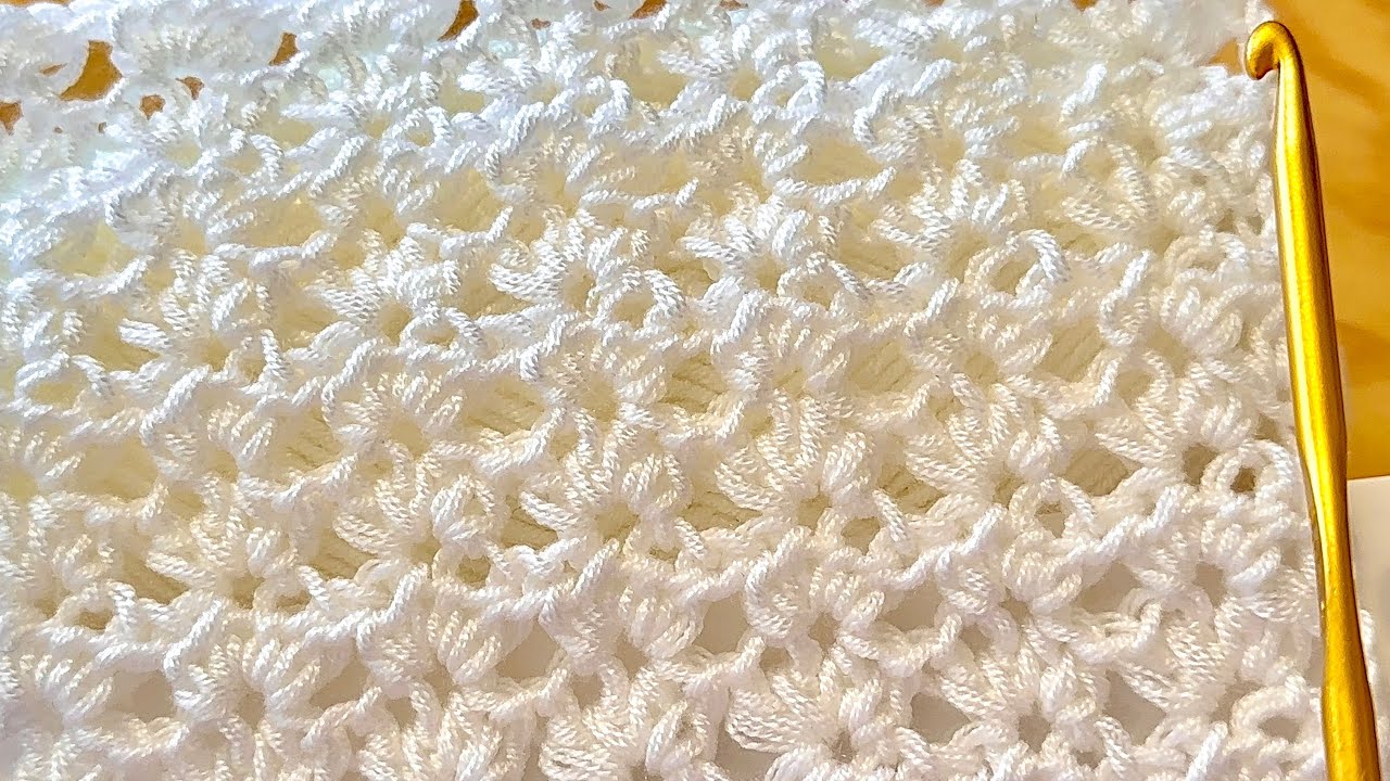 SUPER EASY & FAST Crochet Pattern for Beginners!😍 COOL Crochet Stitch for Blanket, Bag