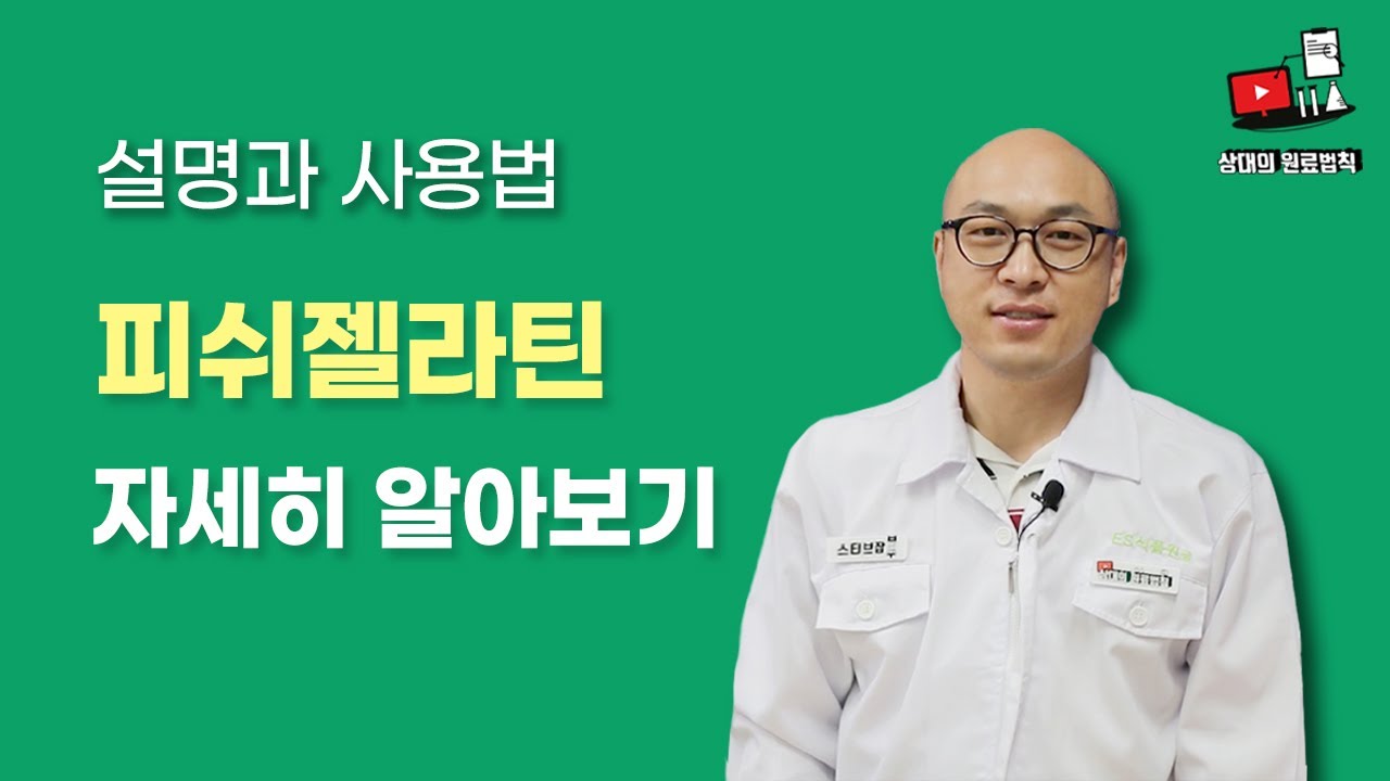 피쉬젤라틴 식품원료