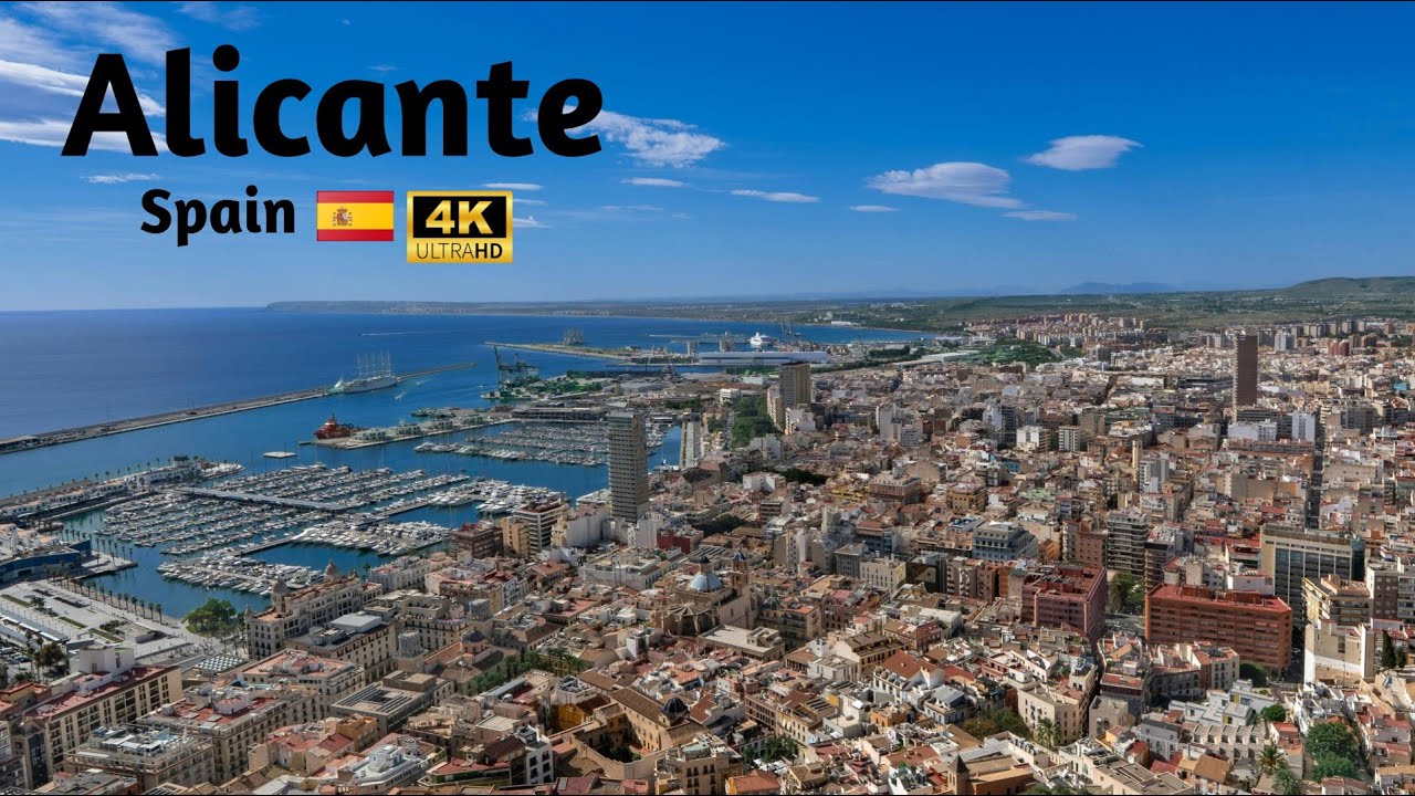 Alicante, Spain 🇪🇸 | Stunning Aerial Drone View in 4K UHD | Beautiful Mediterranean Coast