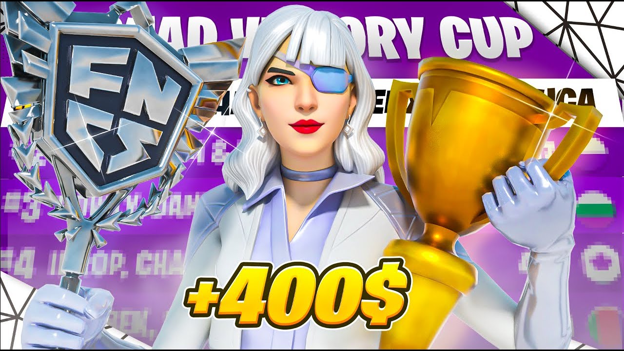 1ST PLACE SQUAD VICTORY CASH CUP FINALS ($400) 🥇